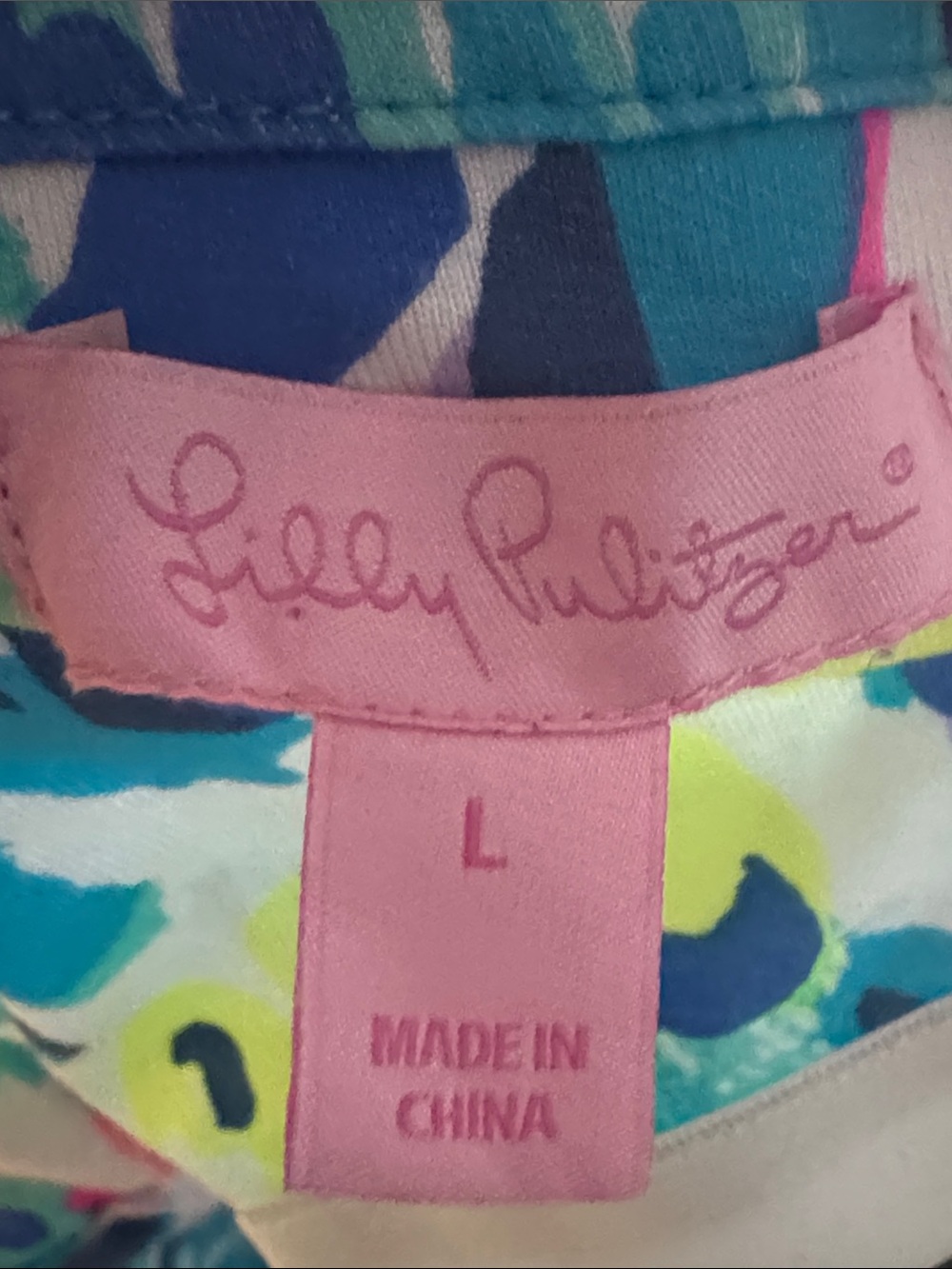 Lilly Pulitzer Strapless Dress in Teal, Pink, Blue, Yellow - Picture 8 of 9